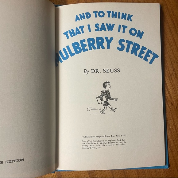 Dr Seuss “And To Think That I Saw It on Mulberry Street” 📚 - Picture 3 of 6